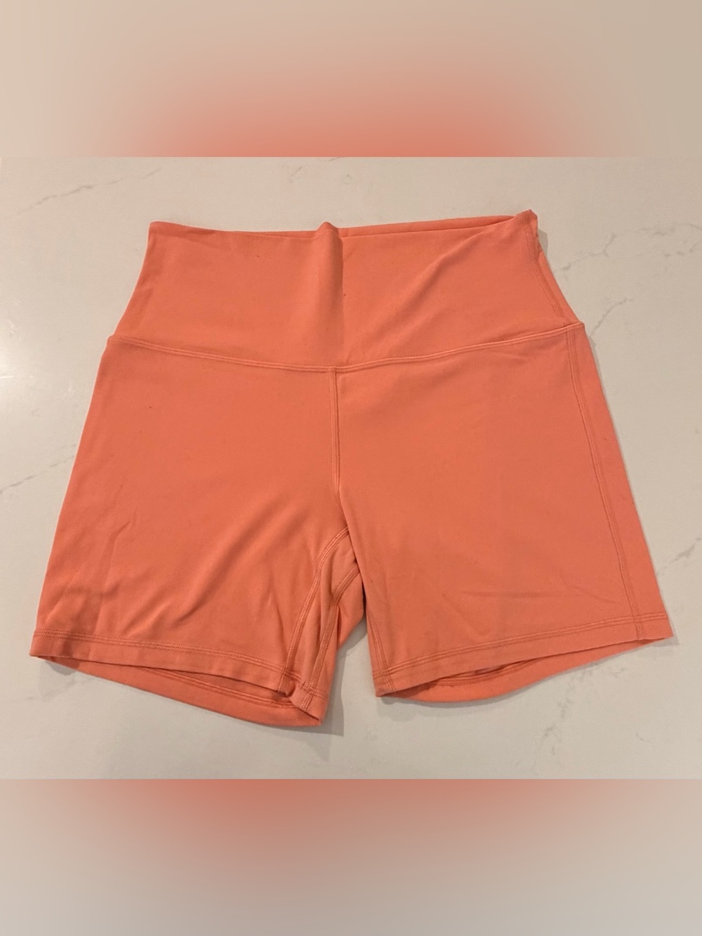 lululemon Biker Shorts 6“ in Rustic Coral